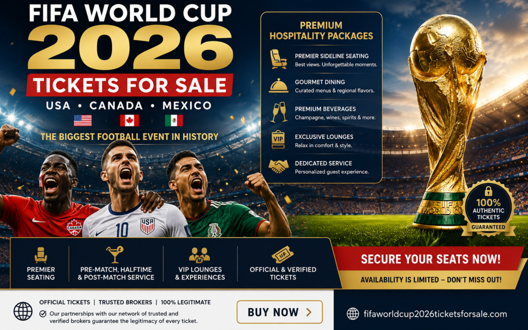 FIFA World Cup 2026 Tickets for Sale Packages ⚽🏆🌍